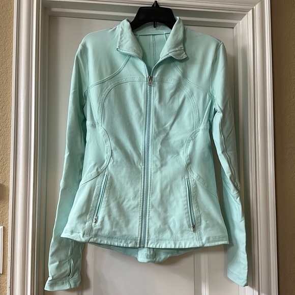 lululemon athletica Jackets & Blazers - Lululemon mint green zip up jacket Size 12